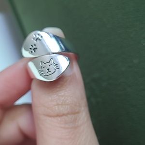 Resizable Ring- Cat Lover